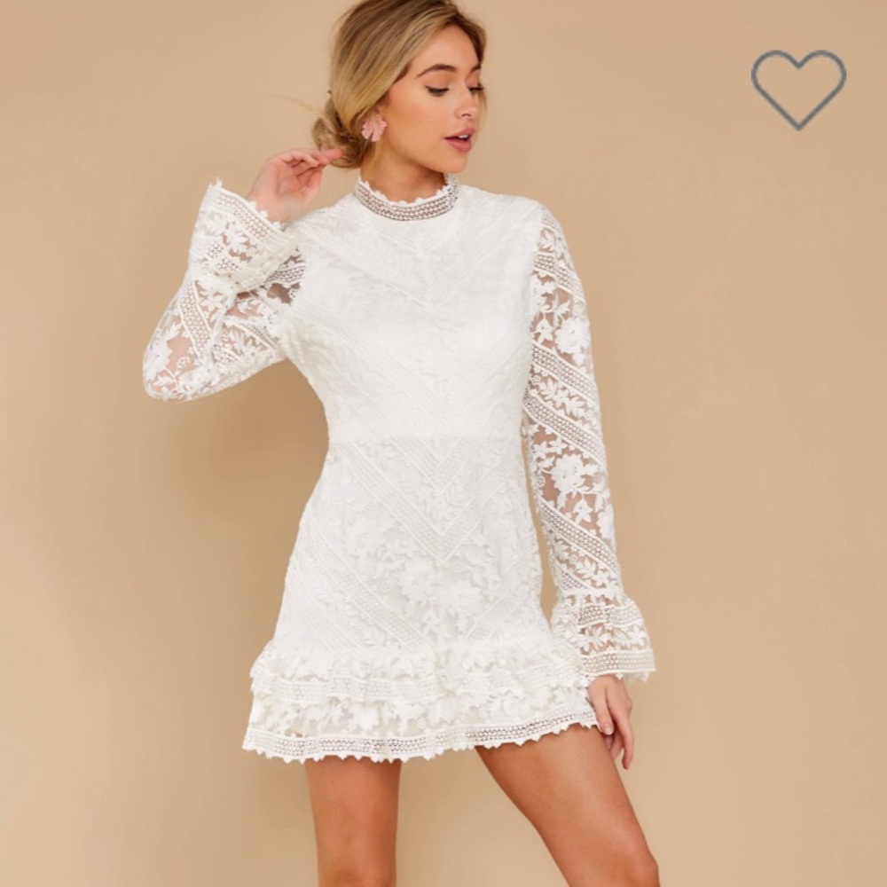 White wedding shower Dress